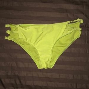 Neon Yellow Bikini Bottoms